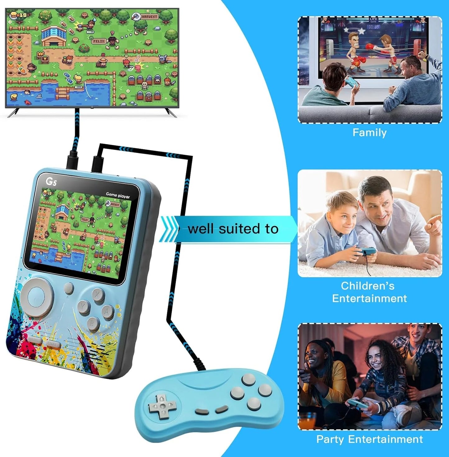 GameBox 500 Games in 1 (Premium Quality) by JOATX™